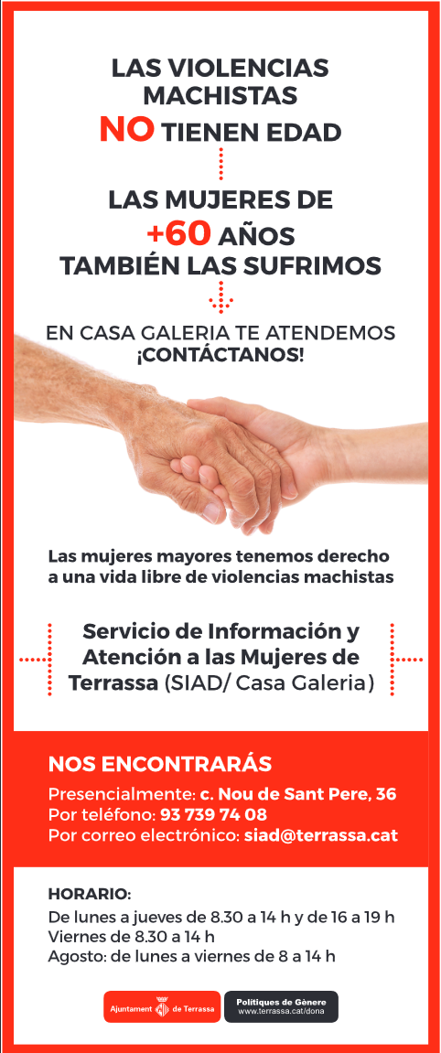 Las violencias machistas no tienen edad