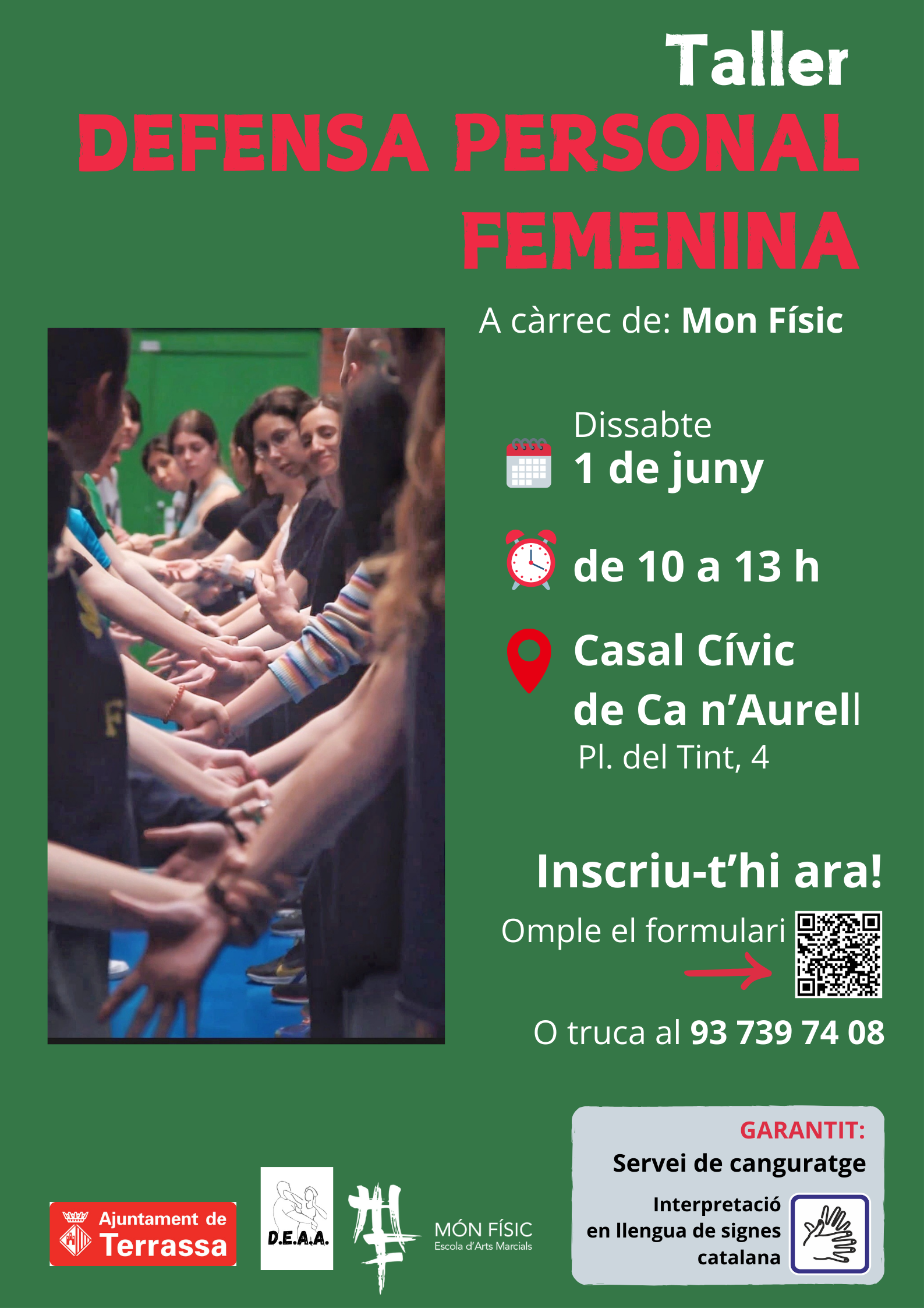 Taller de defensa personal femenina